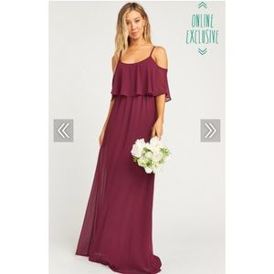 Caitlin Ruffle Bridesmaids Dress Show me your mumu
